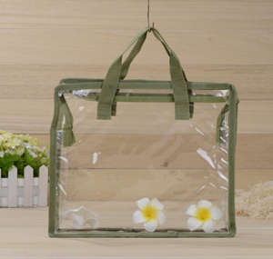 Transparent PVC Senw Portable Zipper Bag